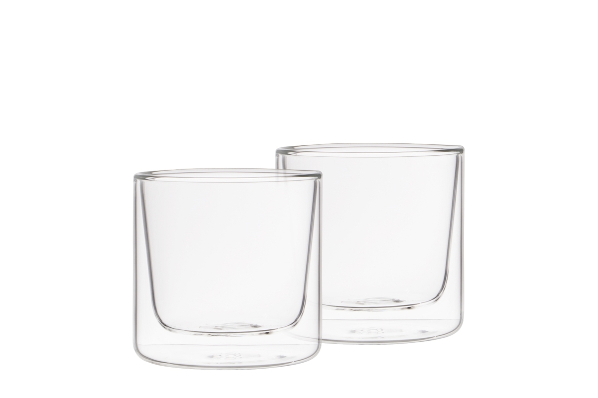 Gläser doppelwandig modern - L 250 ml | Set 2 | Brunch | Gedeckter Tisch