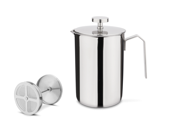Produktbild von Drywite Edelstahl Doppelbecherspender Mit Deckel – Wandmontage Für Becher Bis 90 Mm