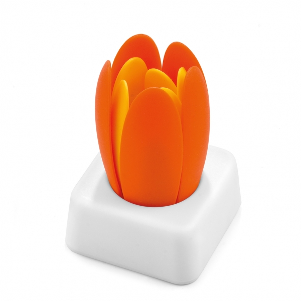 Untersetzer Tulpe orange/gelb