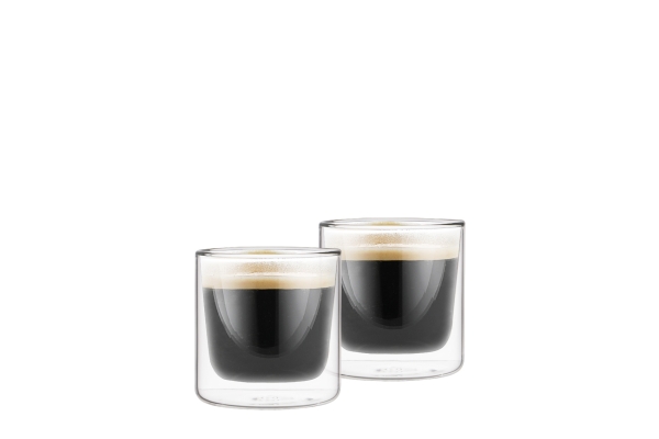 Gläser doppelwandig modern - S 80 ml | Set 2