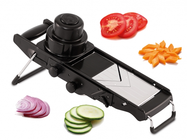 Profi Mandoline "all in one" schwarz