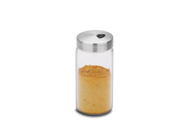 Universalstreuer Glas mit 3 Lochungen